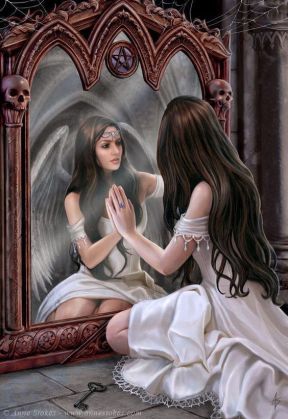angel in the mirror